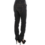Ermanno Scervino Gray Cotton Slim Fit Denim Jeans SIG30281-1