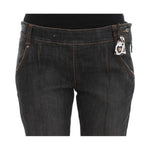Ermanno Scervino Gray Cotton Slim Fit Denim Jeans SIG30281-1