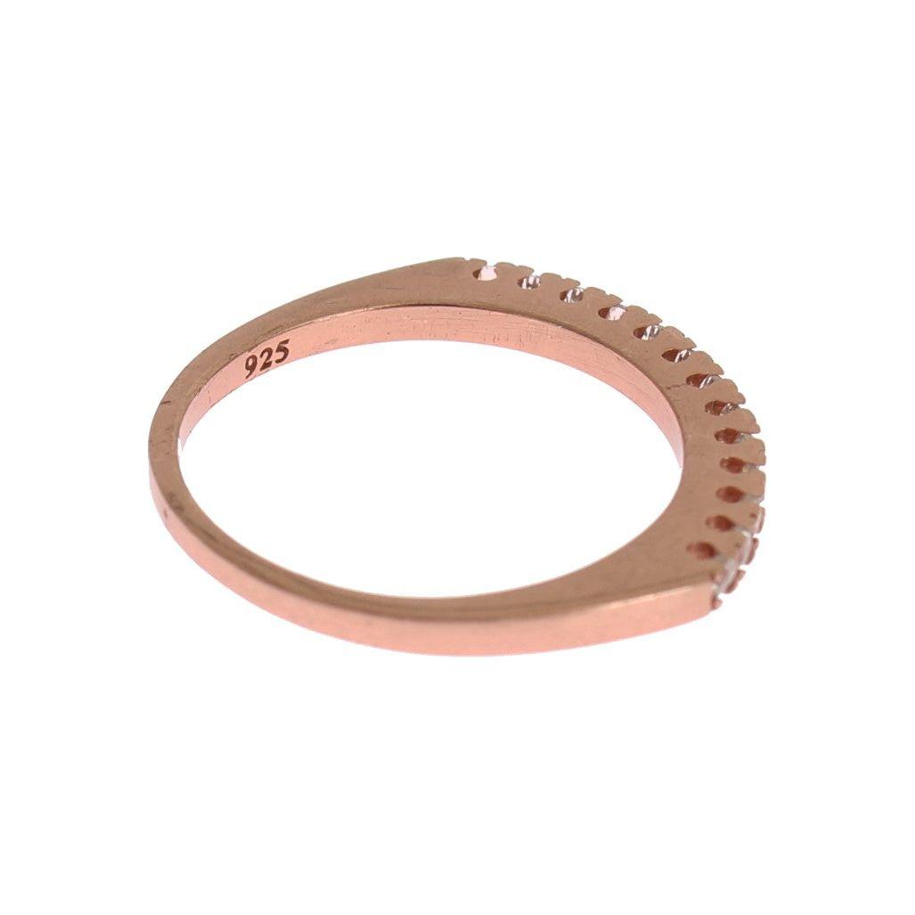 Nialaya Red Gold 925 Silver Ring