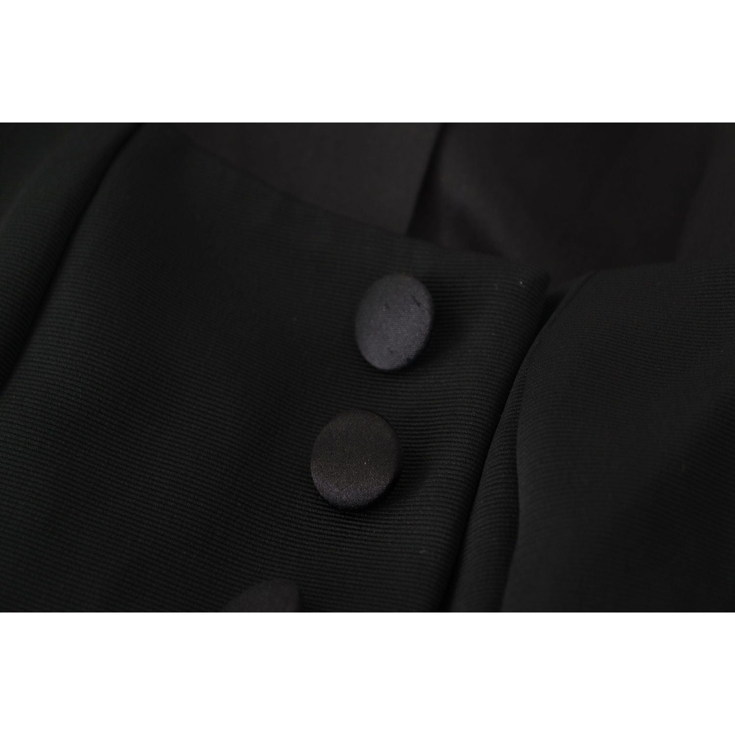 Dolce & Gabbana Black Slim Fit Long Sleeves Snap Jacket