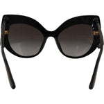 Dolce & Gabbana Butterfly Polarized Sequin Sunglasses Dolce & Gabbana Dark Slate Gray