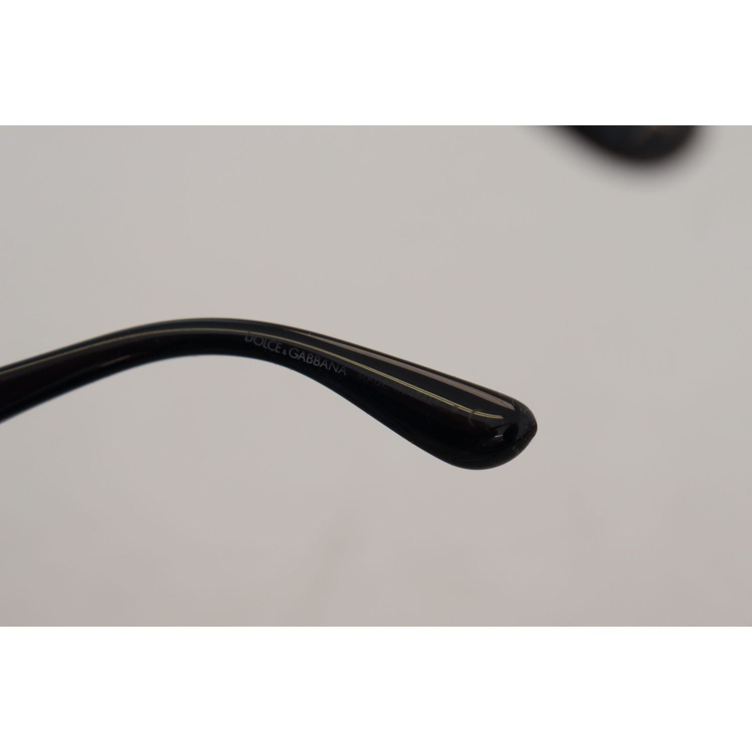 Dolce & Gabbana Black Gold Sequin Butterfly Polarized DG4326 Sunglasses