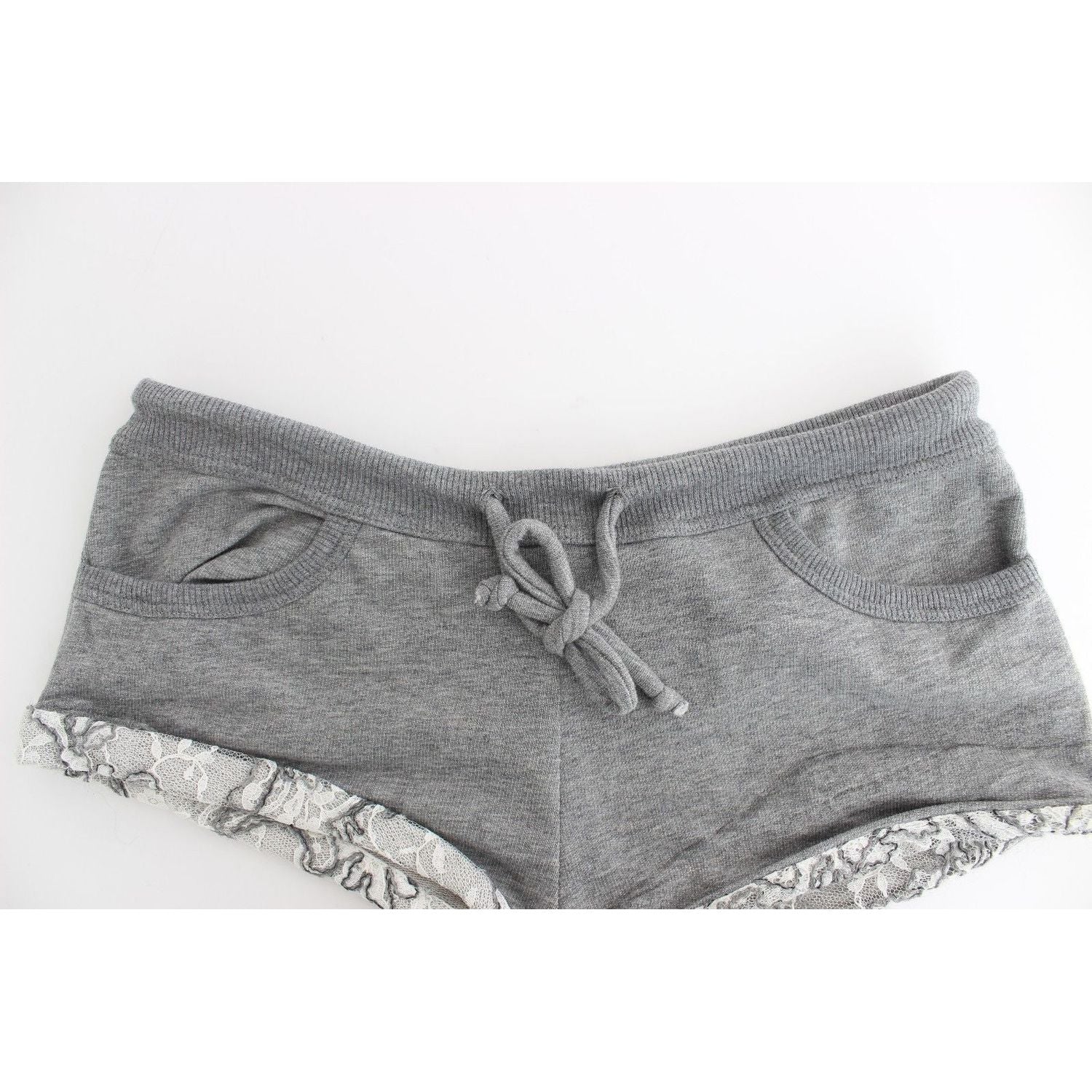 Ermanno Scervino Lingerie Gray Mini Shorts Sleepwear Hotpants