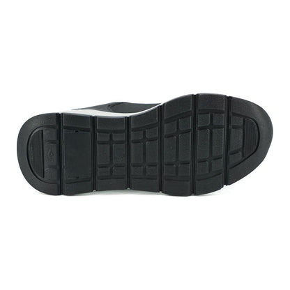 Versace Elegant Monochrome Leather Sneakers