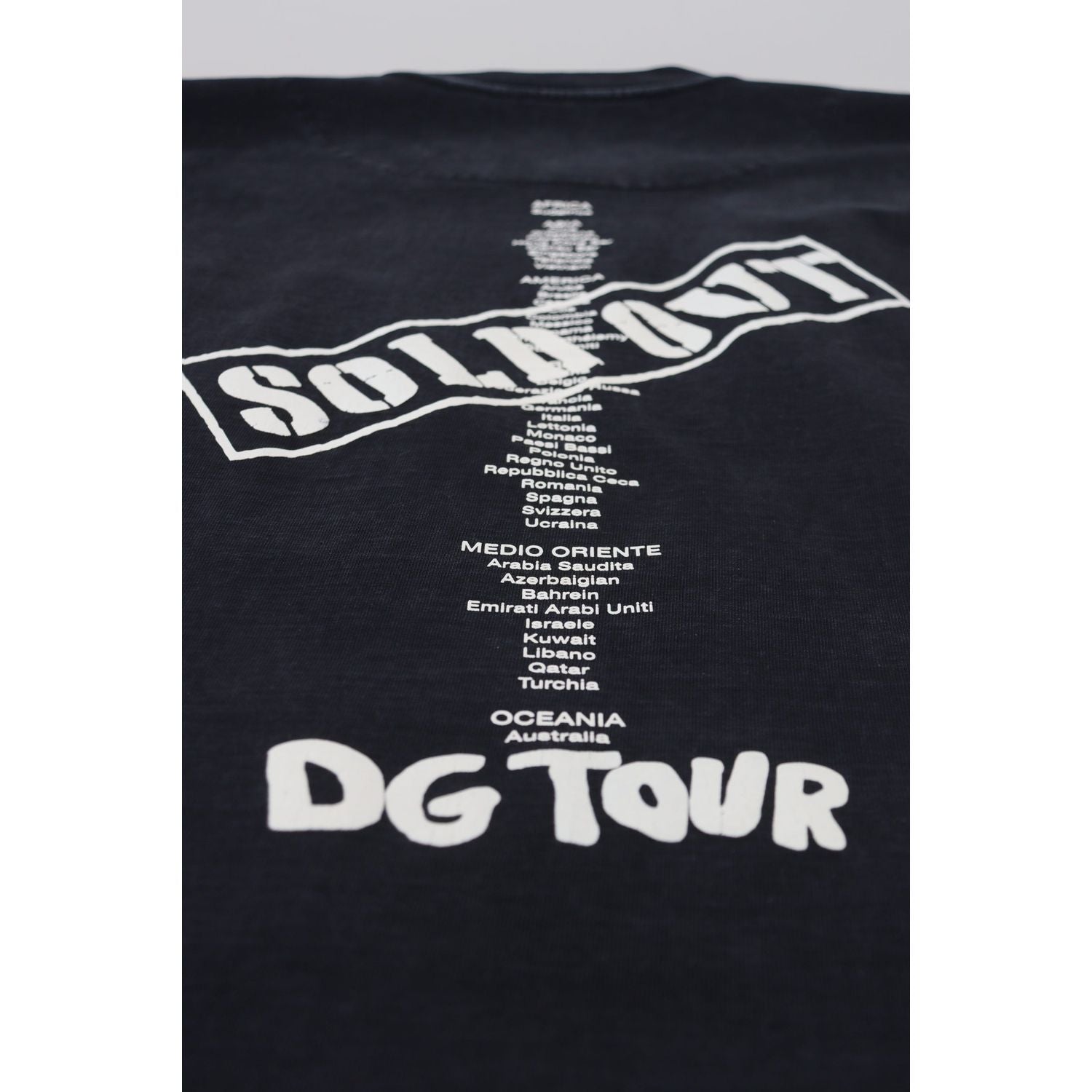 Dolce & Gabbana Black D&G Fashion Round Neck Cotton T-shirt