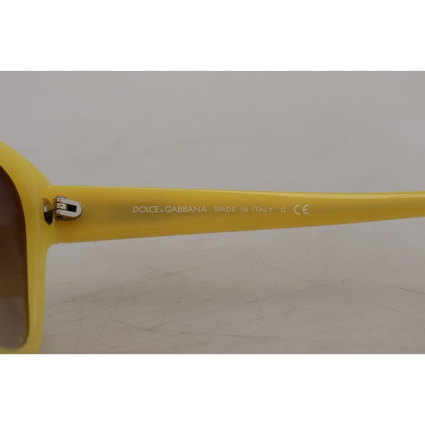 Dolce & Gabbana Yellow Acetate Frame Stars Embellishment DG4124 Sunglasses