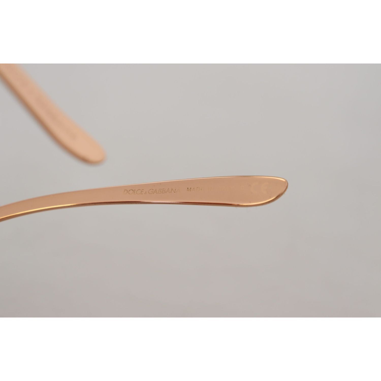 Dolce & Gabbana Pink Gold Rose Sequin Embroidery DG2202 Sunglasses