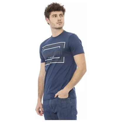 Baldinini Trend Blue Cotton Men T-Shirt