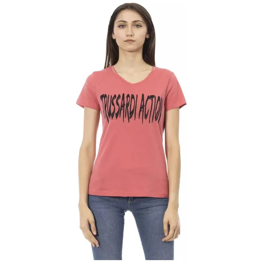 Trussardi Action Multicolor Cotton T-Shirt