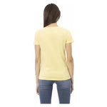 Trussardi Action "Yellow Cotton Women T-Shirt" TR-23050-XL