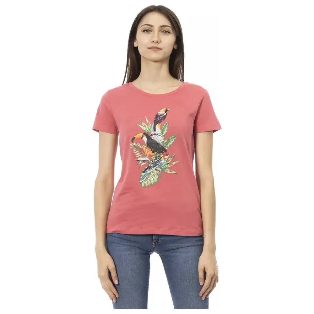 Trussardi Action Multicolor Cotton T-Shirt