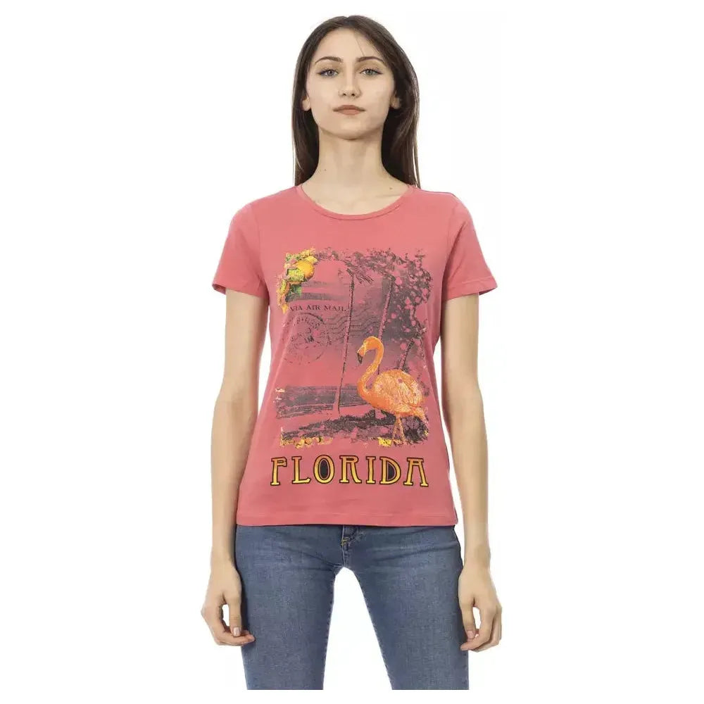Trussardi Action Multicolor Cotton T-Shirt