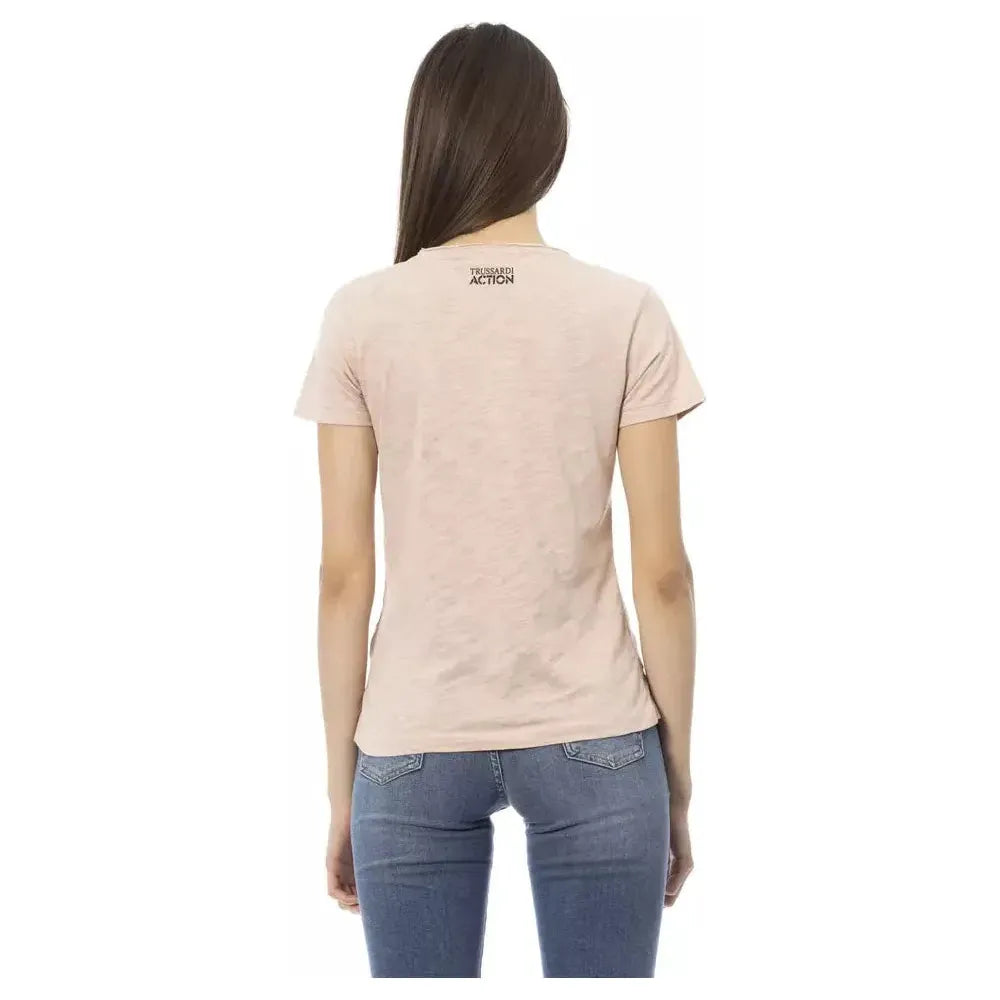 Trussardi Action Multicolor Cotton T-Shirt
