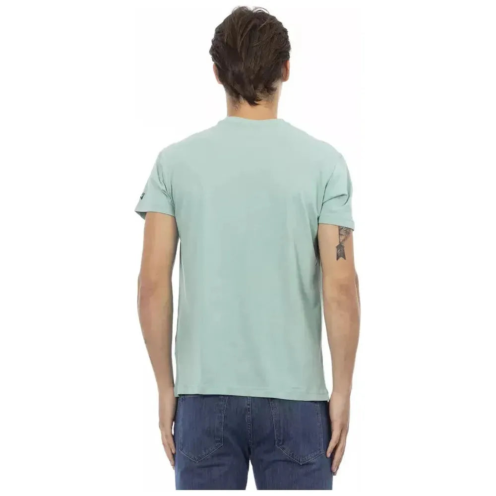 Trussardi Action Green Cotton Men's T-Shirt
