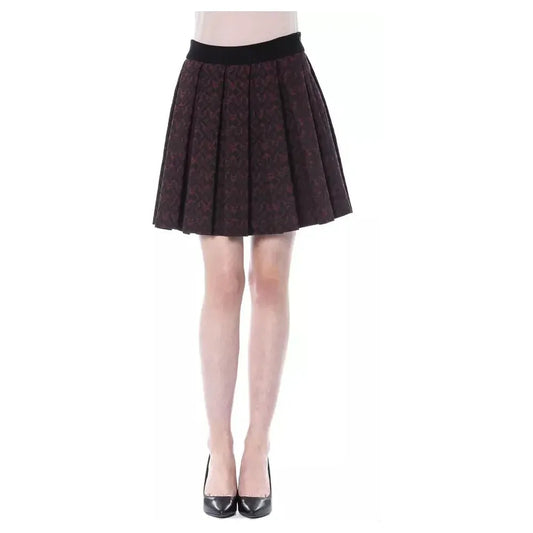 BYBLOS Brown Cotton Women Skirt BY-17679-IT40|S