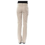 BYBLOS Beige Cotton Women Pant BY-17631-W28