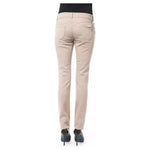 BYBLOS Beige Cotton Women Pants BY-17634-W25