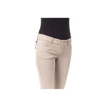 BYBLOS Beige Cotton Women Pants BY-17634-W25
