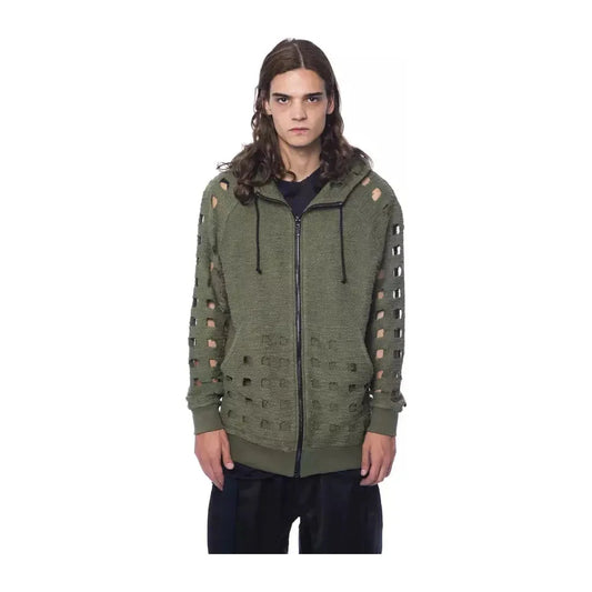 Nicolo Tonetto Army Cotton Men Sweater NI-12987-S