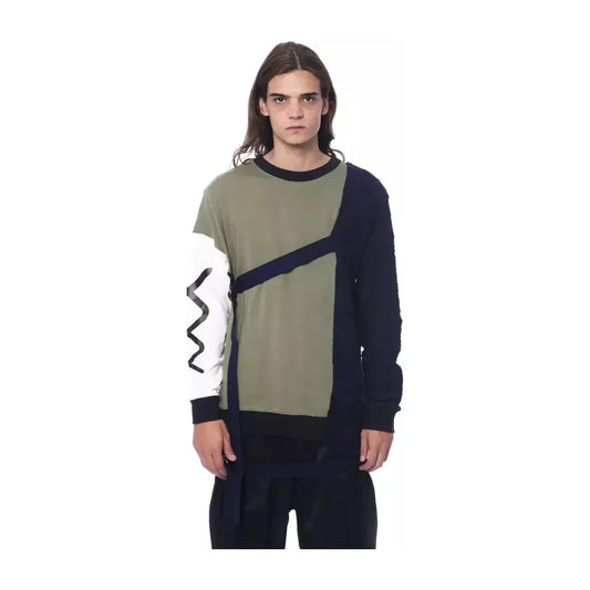 Nicolo Tonetto Army Cotton Men Sweater NI-12989-L