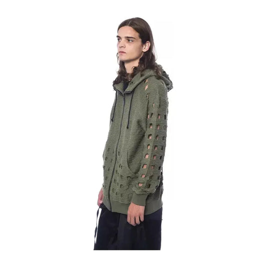 Nicolo Tonetto Army Cotton Men Sweater NI-12987-S