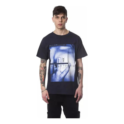 Nicolo Tonetto Blue Cotton Men's T-Shirt