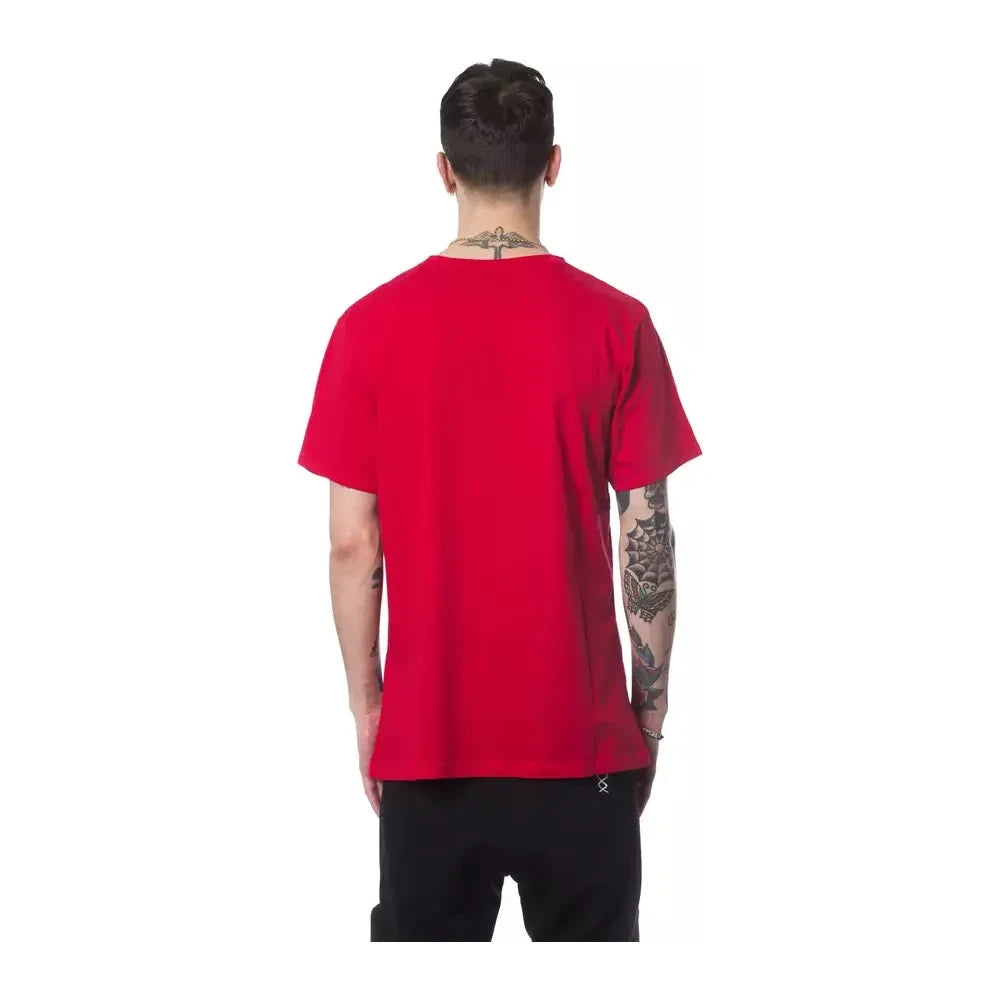 Nicolo Tonetto Red Cotton Men T-Shirt