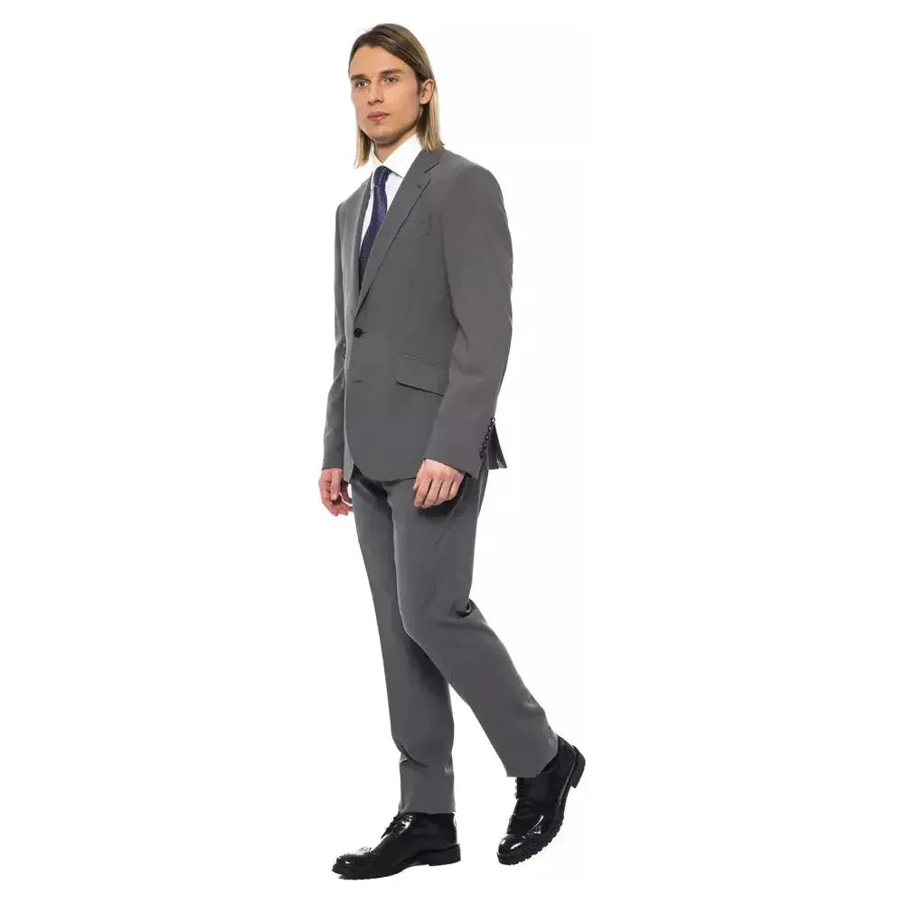 Billionaire Italian Couture Gray Wool Suits & Blazer