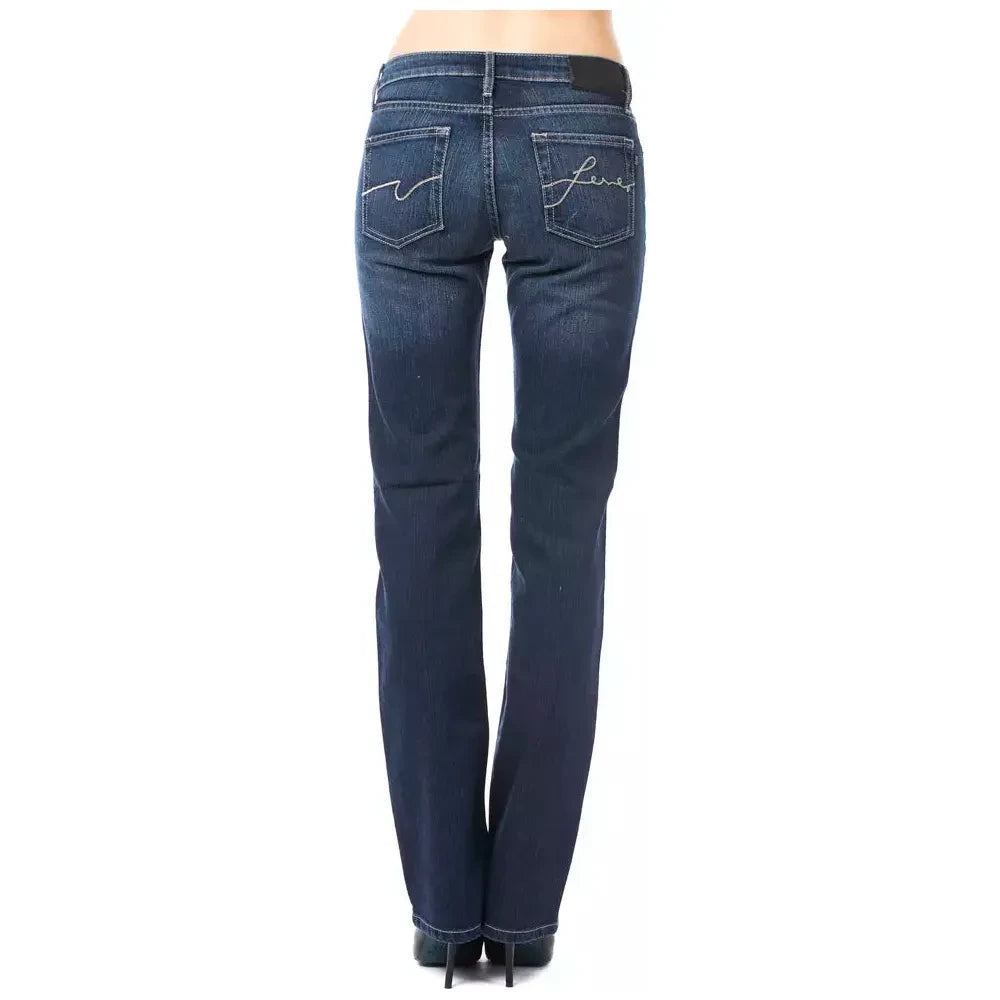 Ungaro Fever Blue Cotton Women Jeans