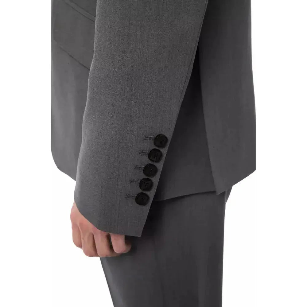 Billionaire Italian Couture Gray Wool Suits & Blazer