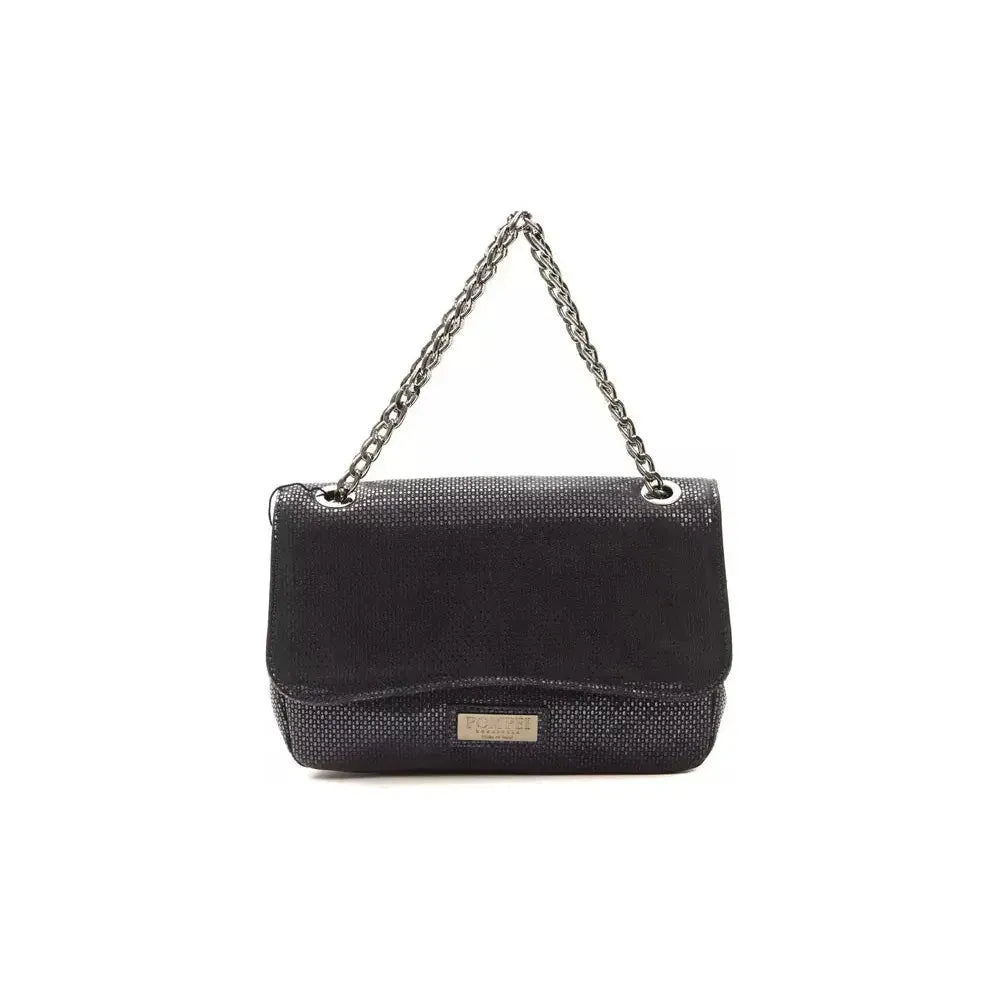 Pompei Donatella Blue Leather Women Crossbody