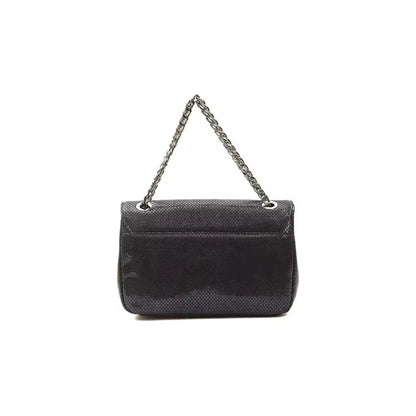 Pompei Donatella Blue Leather Women Crossbody Crossbody Bag