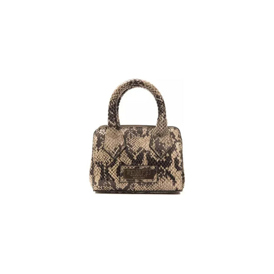 Pompei Donatella Brown Leather Women Shoulder Bag PO-5782