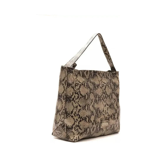 Pompei Donatella Brown Leather Women Shoulder Bag PO-5788