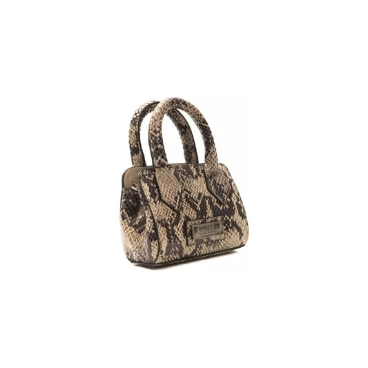 Pompei Donatella Brown Leather Women Shoulder Bag PO-5782