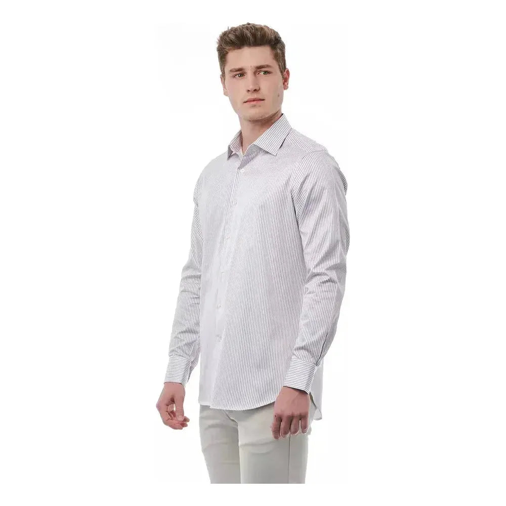 Bagutta White Cotton Shirt