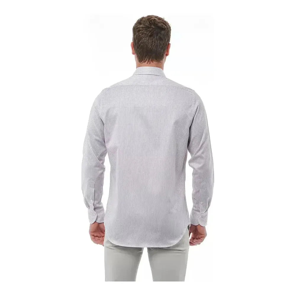 Bagutta White Cotton Shirt