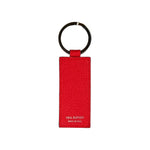 Neil Barrett Red Leather Men Keychain Neil Barrett Firebrick