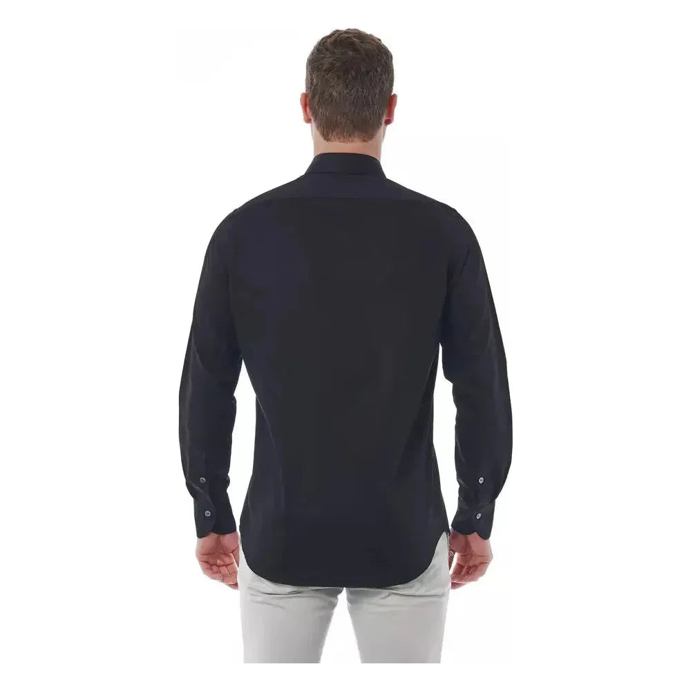 Bagutta Black Cotton Shirt