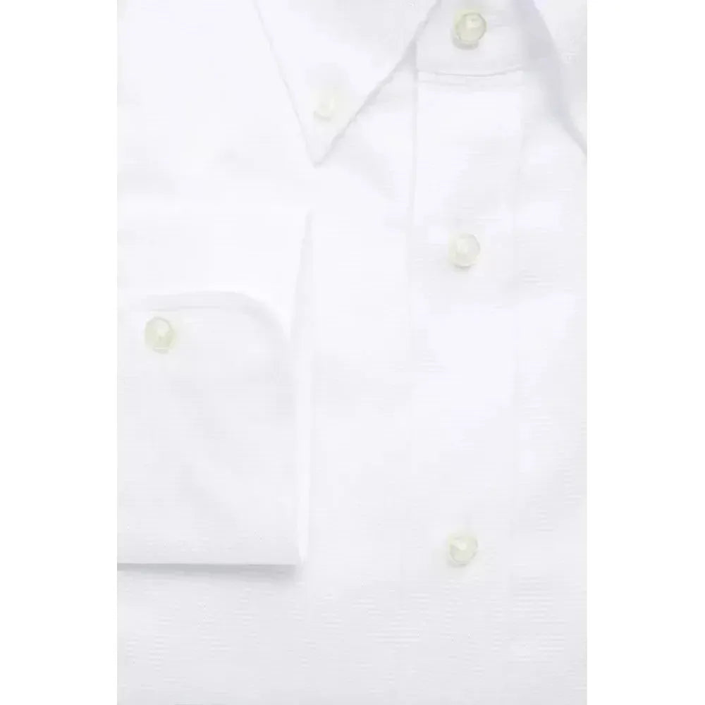 Robert Friedman White Cotton Men's Shirt