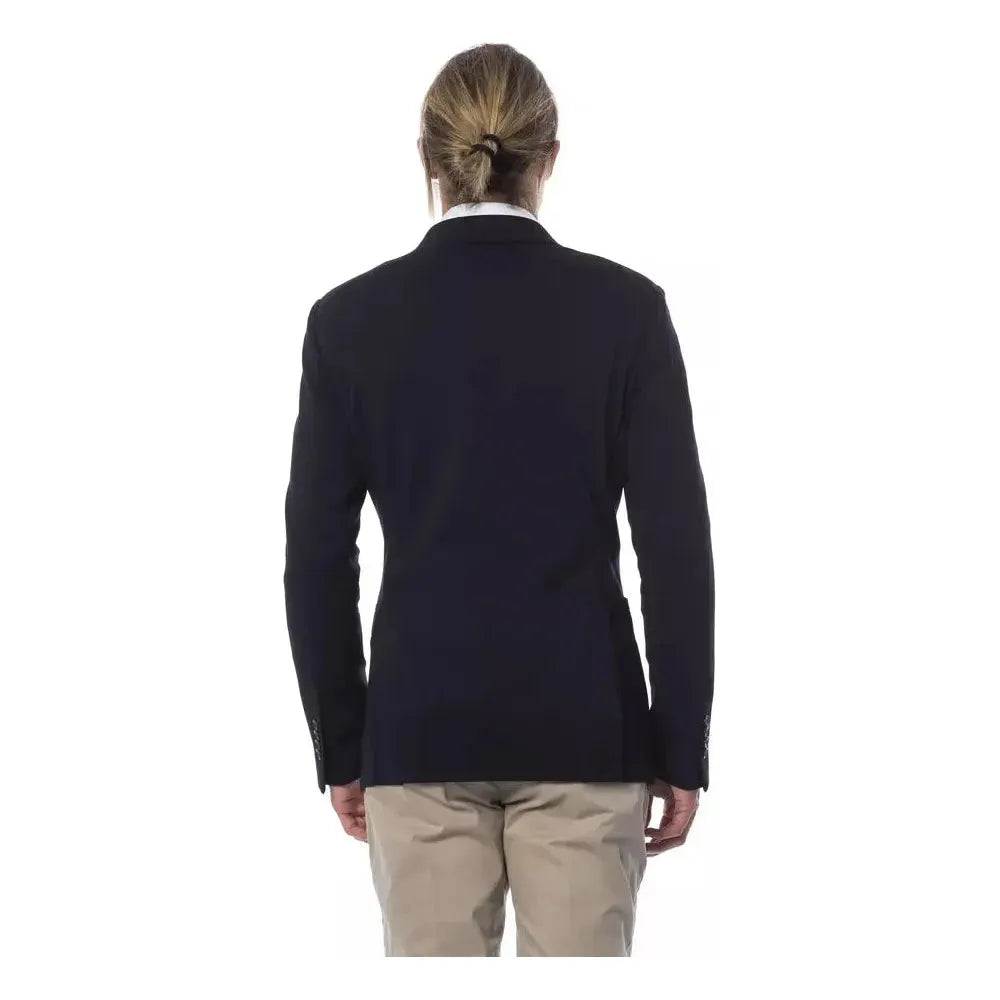 Verri Blue Viscose Men Blazer 1728,67345744032,Blazers - Men - Clothing,Blazers - Suits & Blazers - Clothing,Blue,Clothing,IT48 | M,IT50 | L,IT52 | XL,IT54 | XXL,Men,Men - Clothing,New with tags,Suits & Blazers - Clothing,Verri