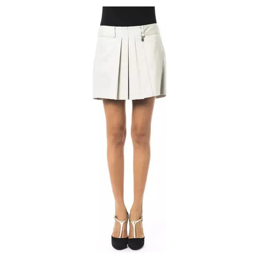 BYBLOS Gray Cotton Women Skirt BY-17676-IT40|S