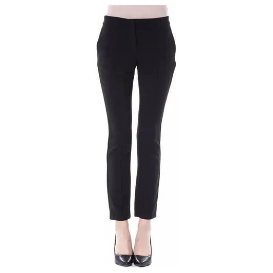 BYBLOS Black Polyester Women Pants BY-17642-IT38 | XS