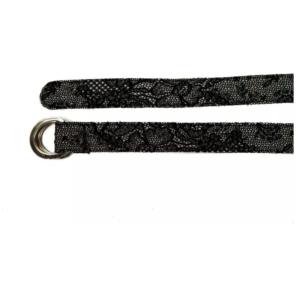BYBLOS Black Wool Women Belt BY-17691-UNI