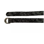 BYBLOS Black Wool Women Belt BY-17691-UNI