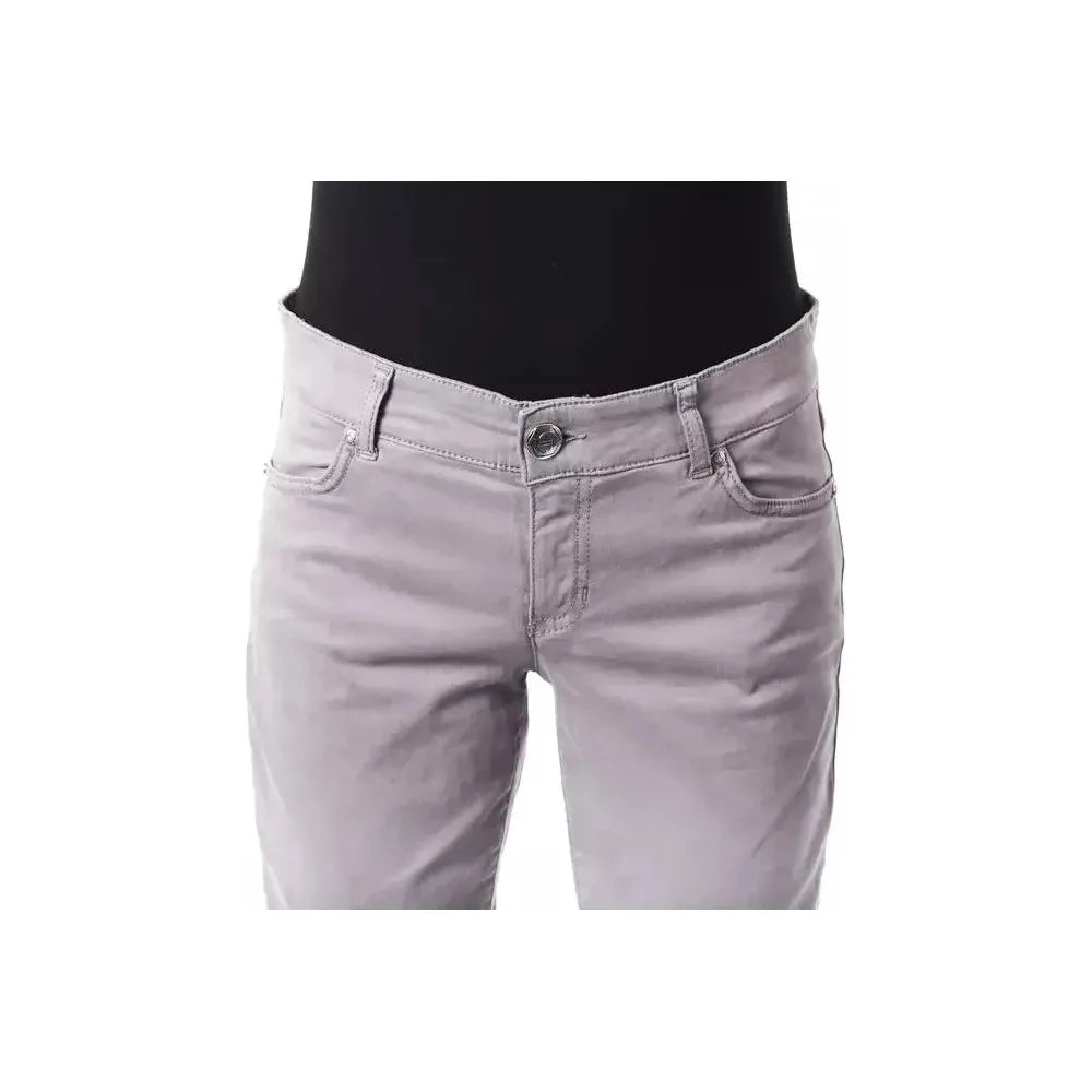 BYBLOS Gray Cotton Women's Pant