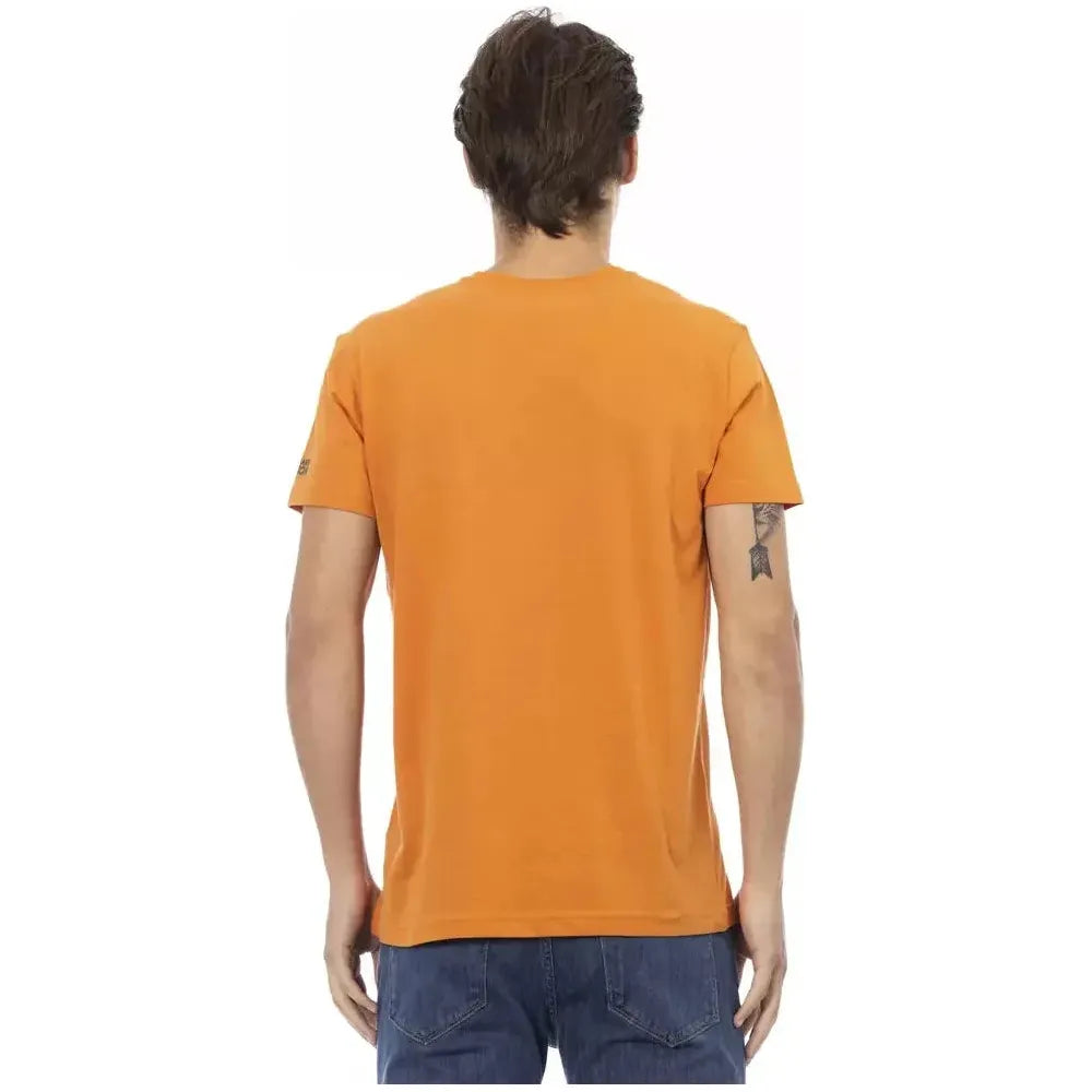 Trussardi Action Orange Cotton T-Shirt