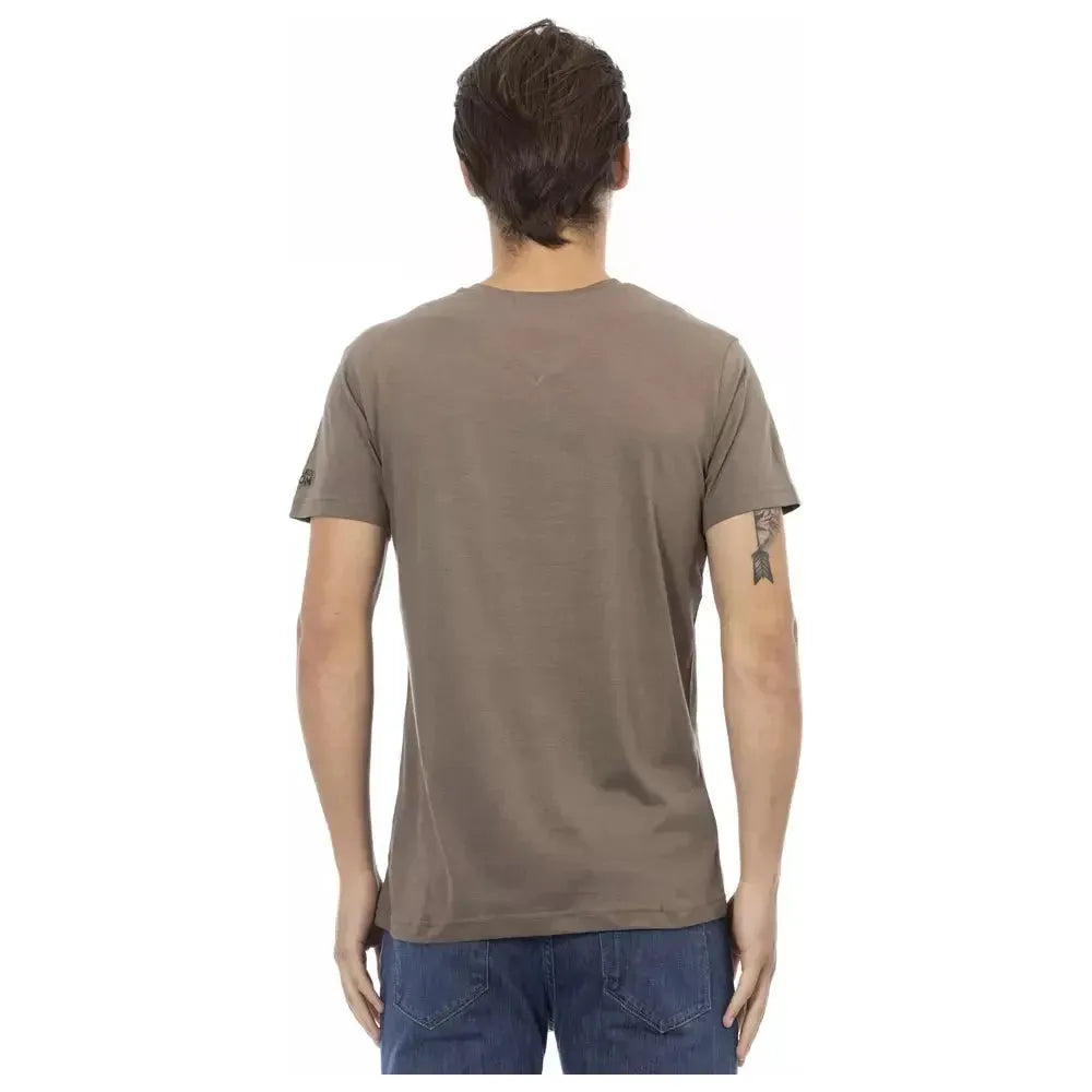 Trussardi Action Brown Cotton T-Shirt