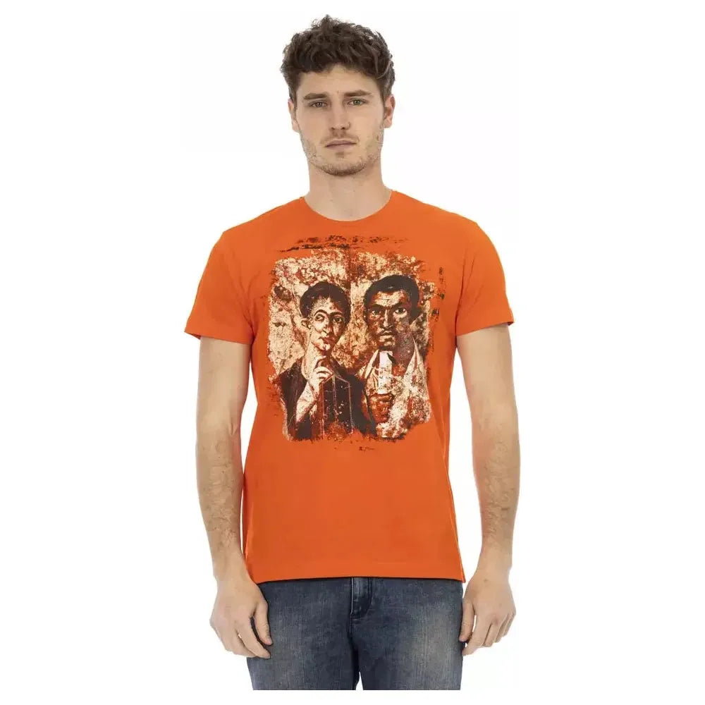 Trussardi Action Orange Cotton T-Shirt