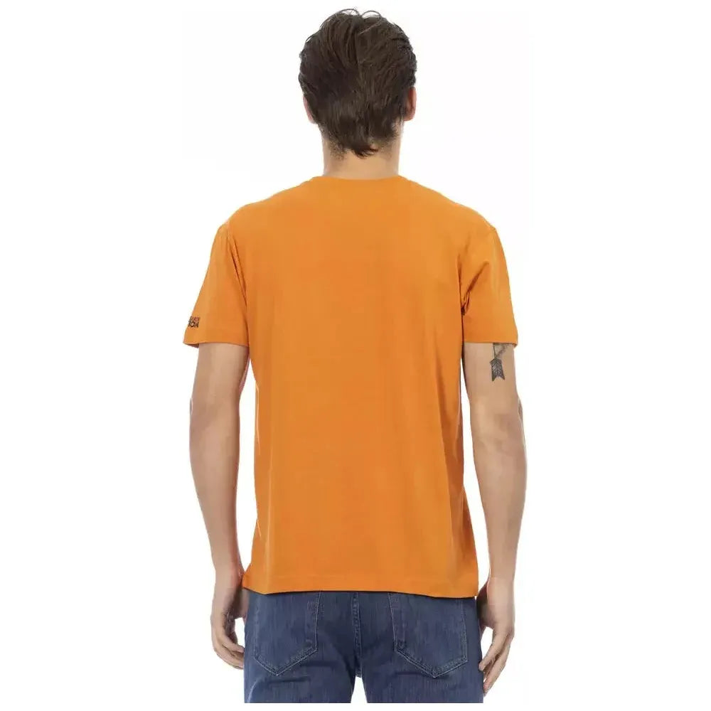 Trussardi Action Orange Cotton T-Shirt